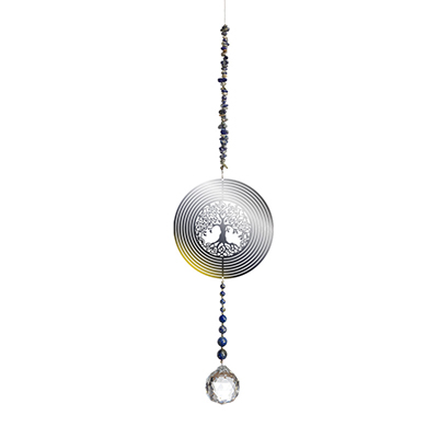 Sun Catchers Tree of Life Lapis Lazuli 8 Ring Border